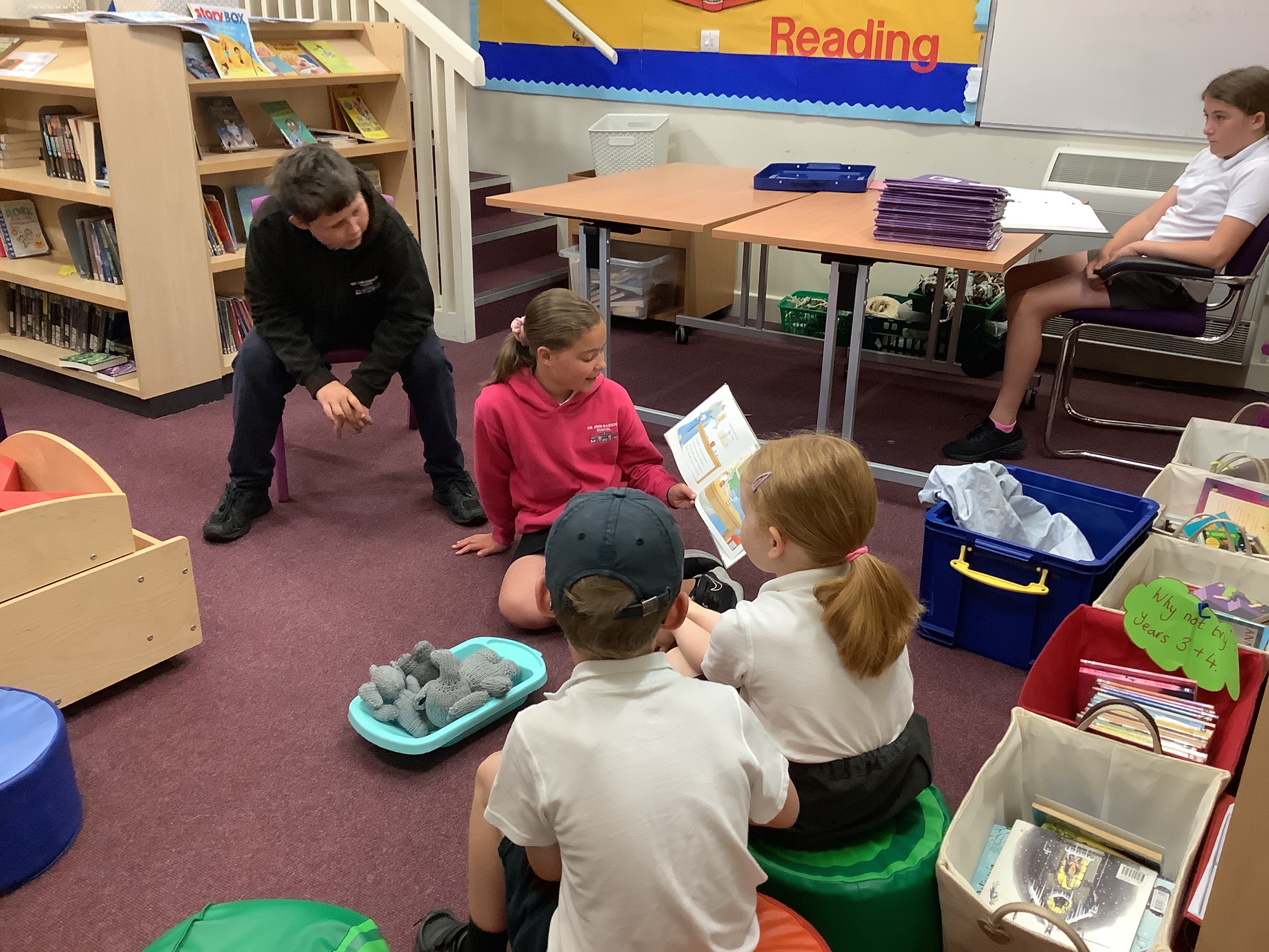 Reception visit the library | SJB Primary School