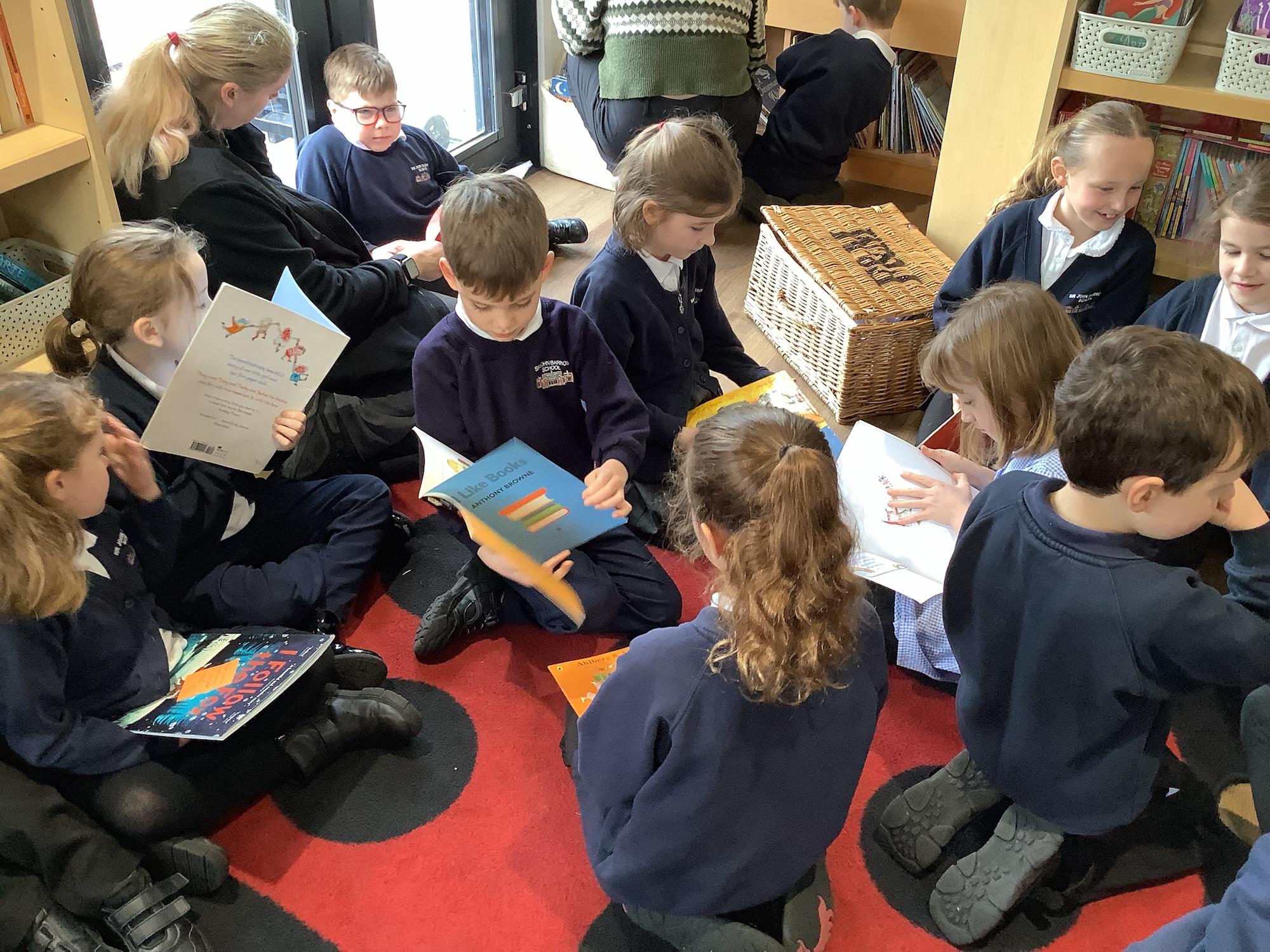 Y2 Book Week Library Visit | SJB Primary School